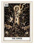 The Tower Tarot wall art print