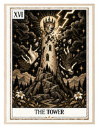 The Tower Tarot wall art print
