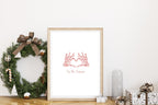 Skeleton Hands ’Tis The Season Christmas Print tisLife