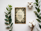 Gothic Engagement Party Invitations | Black Rose