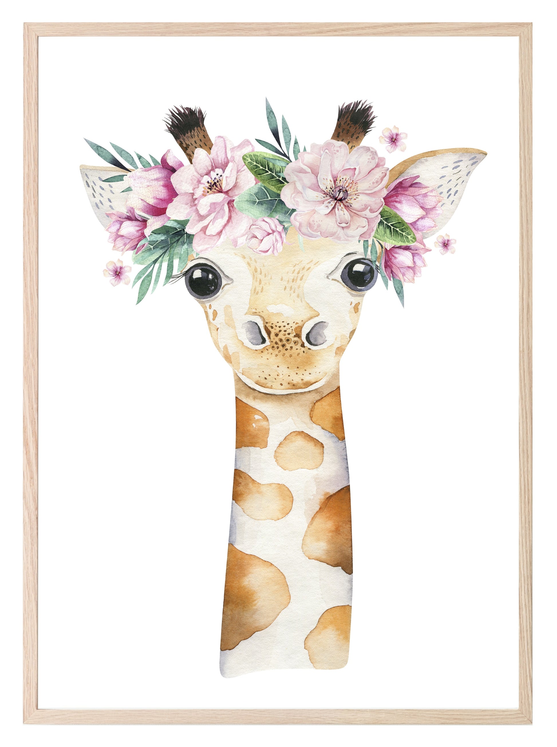 Collection Of Gilly The Giraffe Prints | Kids Animal Wall Art