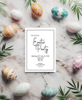 Minimalist Easter Party Invitations & Envelopes | Pack of 10 - Larosier Prints