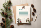 Christmas Capybara Letter to Santa Kit inc Personalised Forever Print - Larosier Prints