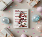 Christmas Snowman Letter to Santa Kit inc Personalised Forever Print - Larosier Prints
