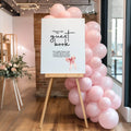 Bows Guest Book Baby Shower Party Sign - Larosier Prints