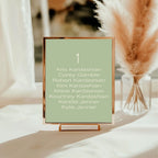 Willow Individual Table Plan Party Sign - Larosier Prints