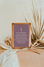 Heather Individual Table Plan Party Sign - Larosier Prints