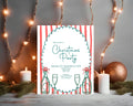 Wine Christmas Party Invitations & Envelopes | Pack of 10 - Larosier Prints