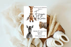Wild One Christening | Baptism Party Invitations & Envelopes | Pack of 10 - Larosier Prints