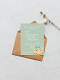 Noah's Ark Christening | Baptism Party Invitations & Envelopes | Pack of 10 - Larosier Prints