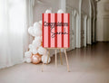 Red & Pink Congratulations Party Sign - Larosier Prints