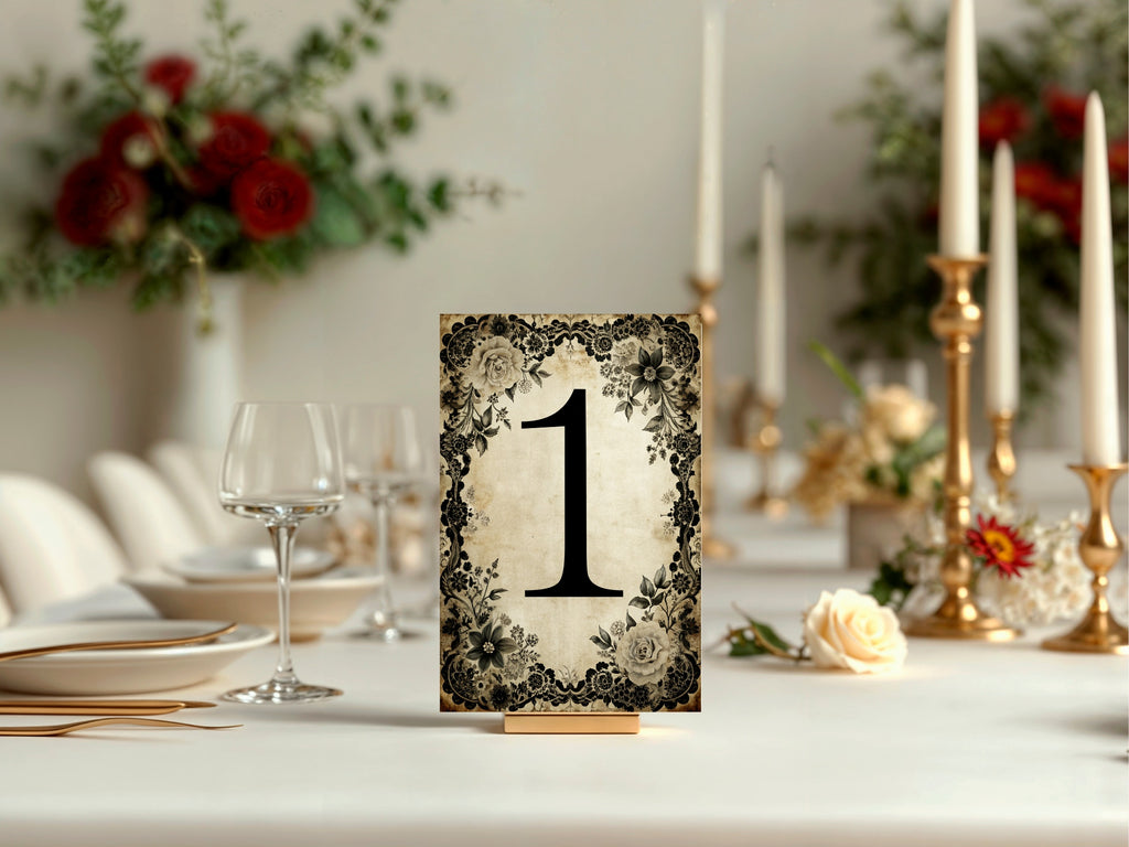 Black Rose Essentials Wedding Signage Bundle