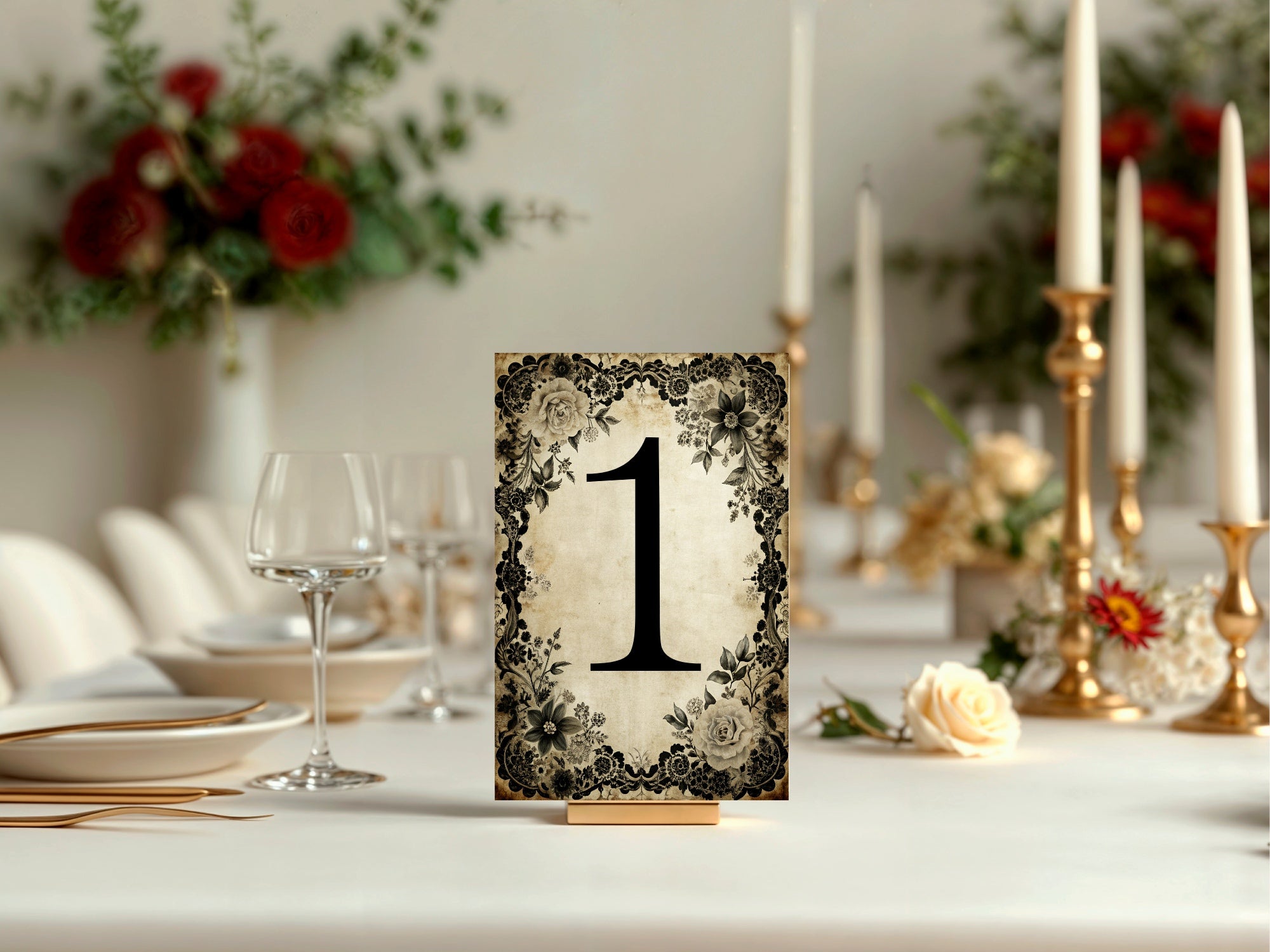 Black Rose Essentials Wedding Signage Bundle