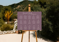Heather Table Plan Wedding Party Sign - Larosier Prints