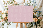Dusky Pink Table Plan Wedding Party Sign - Larosier Prints