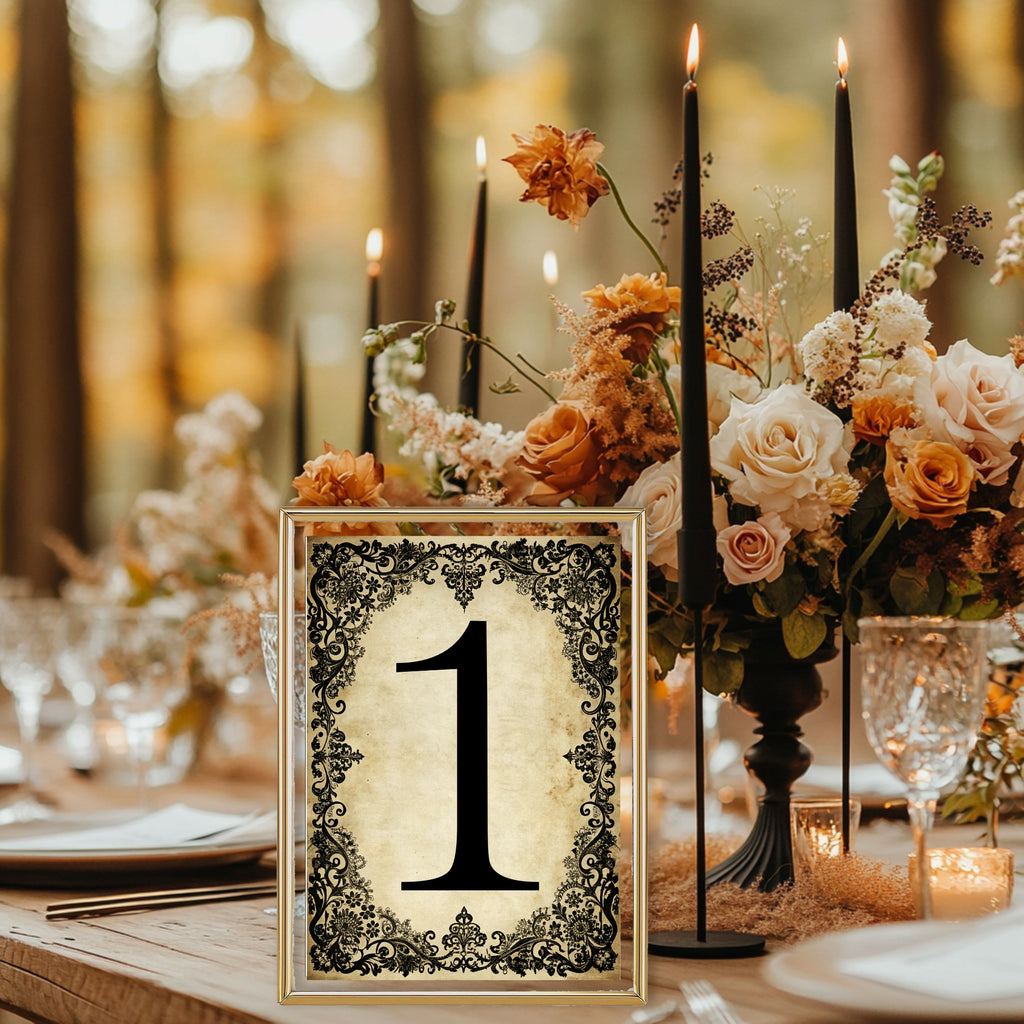Black Lace Essentials Wedding Signage Bundle