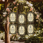 Personalised Black Lace Wedding Sign | Custom Wording