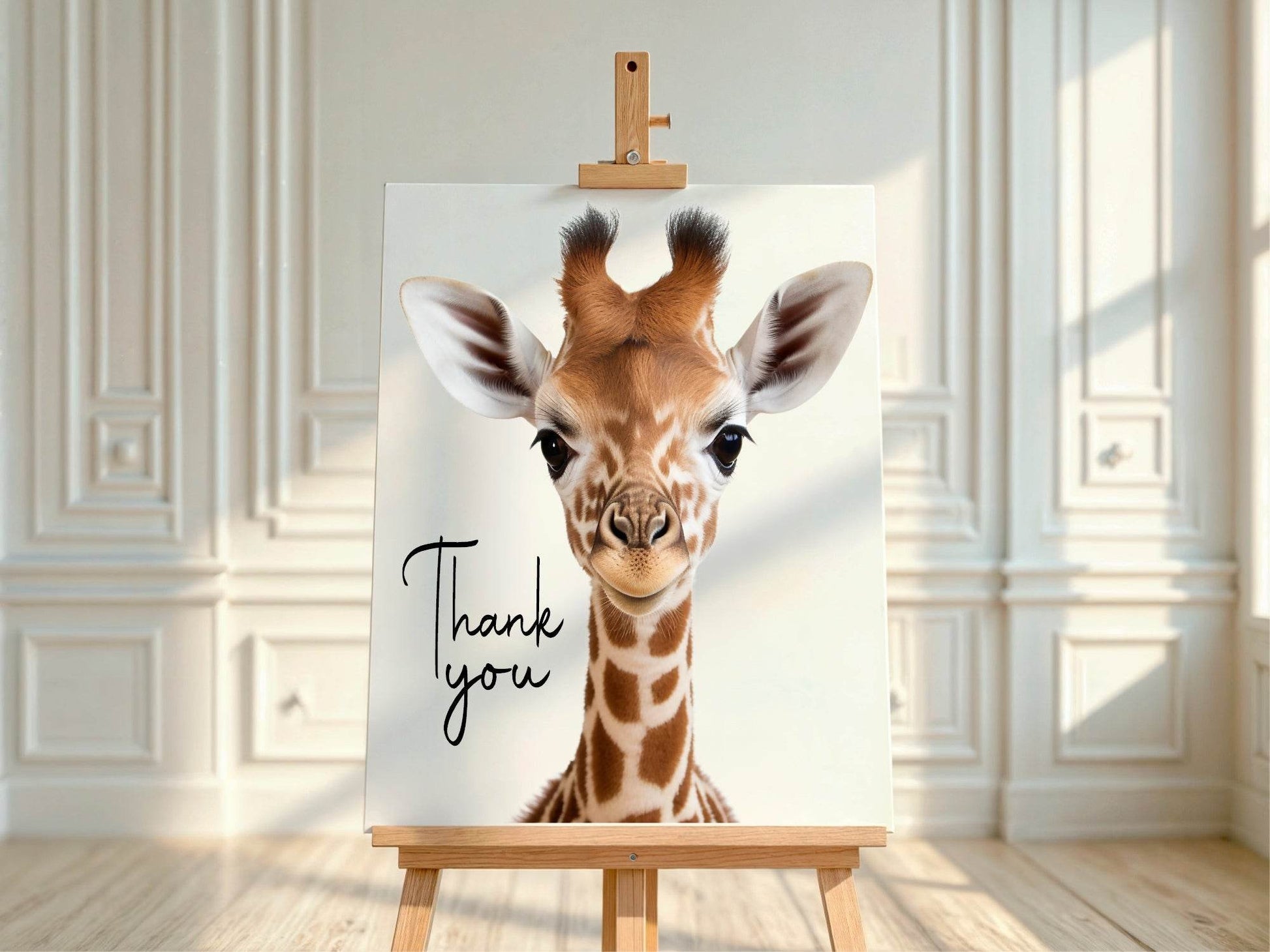Wild One Thank You Birthday Party Sign
