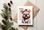 Christmas French Bulldog Letter to Santa Kit inc Personalised Forever Print - Larosier Prints