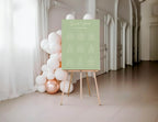Willow Table Plan Wedding Party Sign - Larosier Prints