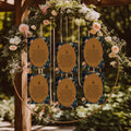 Moody Floral Wedding Individual Table Plan Party Sign