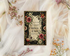 Gothic Engagement Welcome Party Sign | Gothic Floral Frame