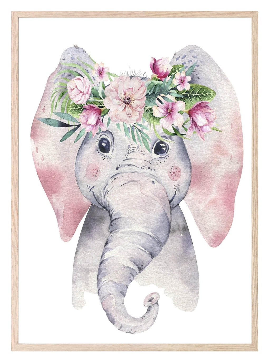 Collection Of Emmie The Elephant Prints | Kids Animal Wall Art - Larosier Prints