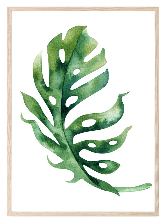 Botanical Leaf Print | Collection Of Watercolour Leaves Wall Art