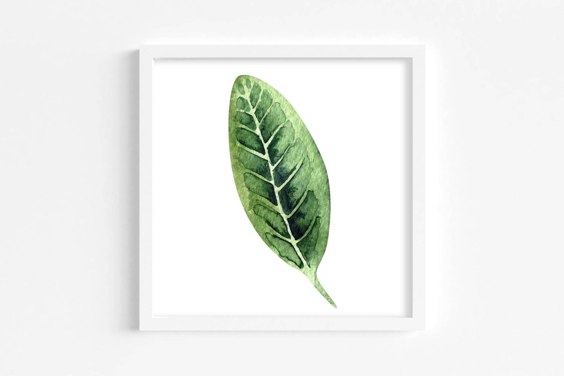 Botanical Leaf Print | Collection Of Watercolour Leaves Wall Art