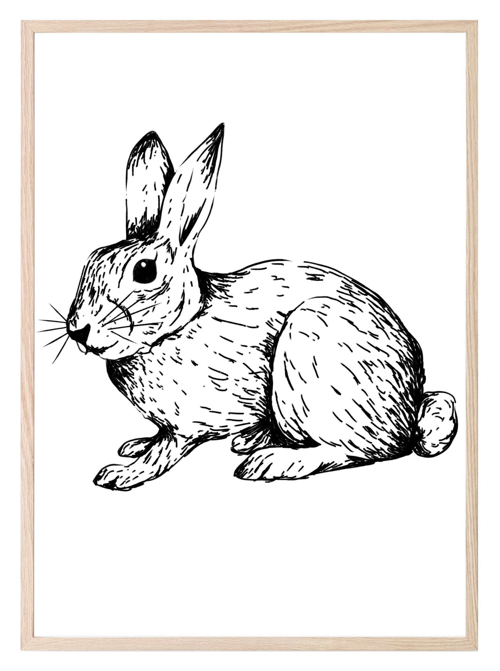 Woodland Animals Floral Crown (Or Without) Prints | Kids Wall Art