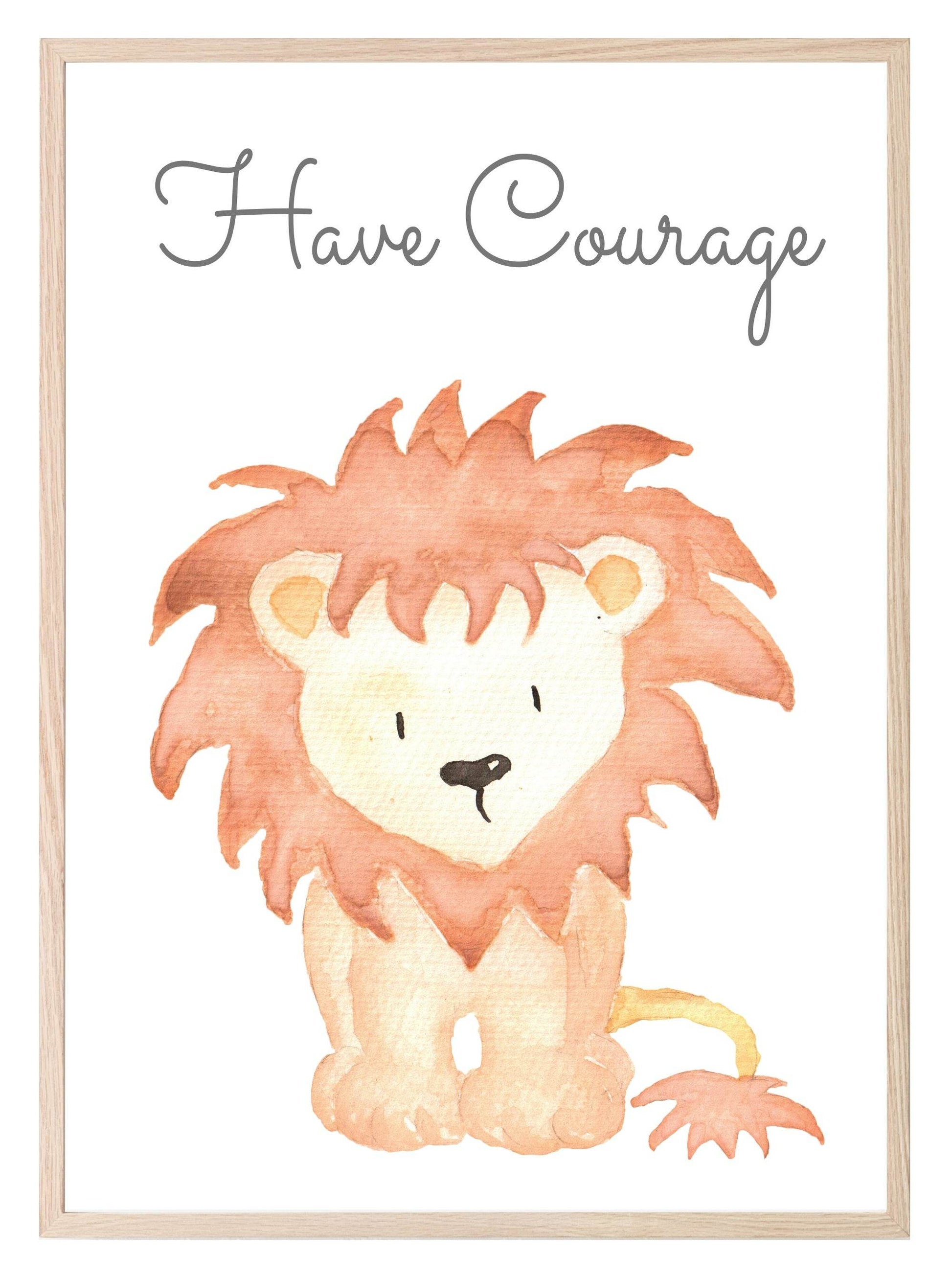 Cute Animals & Positive Quotes Prints in colour | Selection of Kids Wall Art