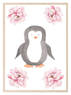 Cute Animals & Floral Print | Kids Wall Art - Larosier Prints
