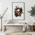 Floral Skull Prints | Collection Of Sugar Skulls Wall Art - Larosier Prints