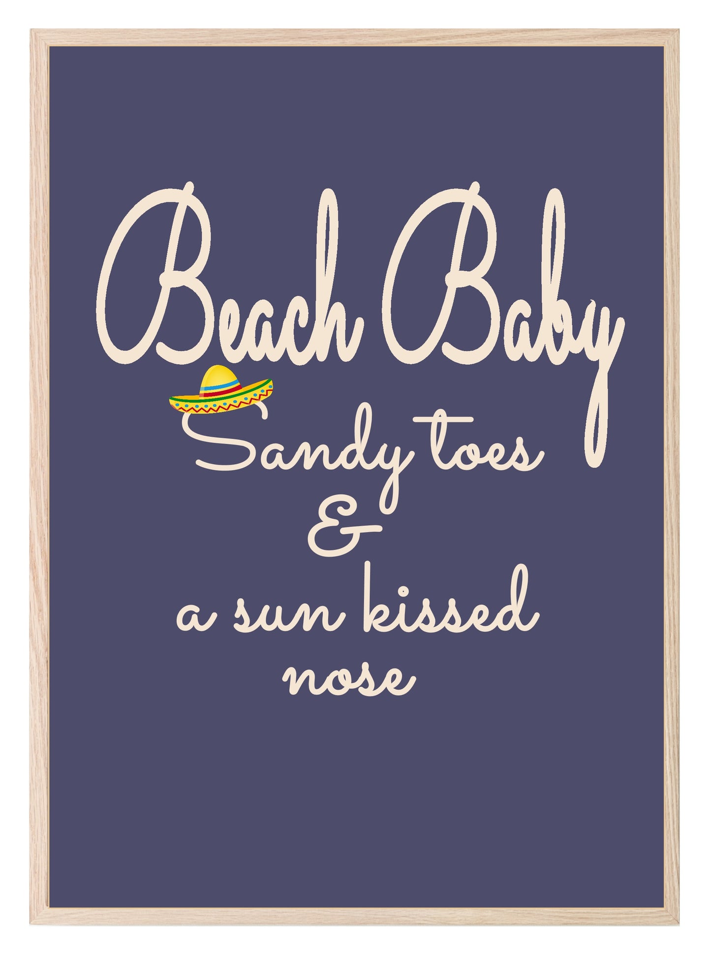 Beach Baby Print | Various Colour Options