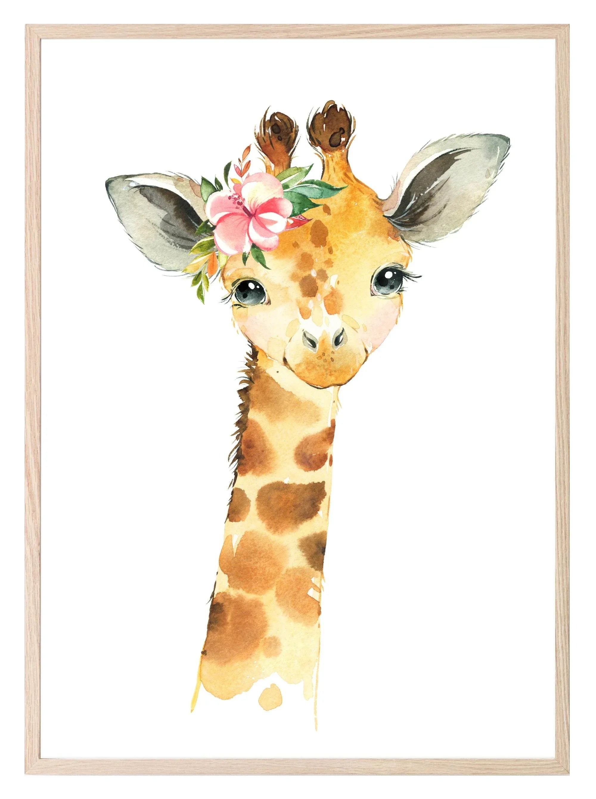 Collection Of Personalised Sweet Animals Prints | Kids Wall Art - Larosier Prints