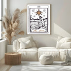 The Star Tarot Card Print | The Major Arcana | Celestial Wall Art - Larosier Prints