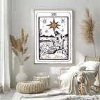 The Star Tarot Card Print | The Major Arcana | Celestial Wall Art - Larosier Prints