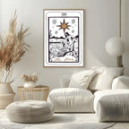 The Star Tarot Card Print | The Major Arcana | Celestial Wall Art - Larosier Prints