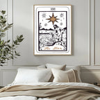 The Star Tarot Card Print | The Major Arcana | Celestial Wall Art - Larosier Prints