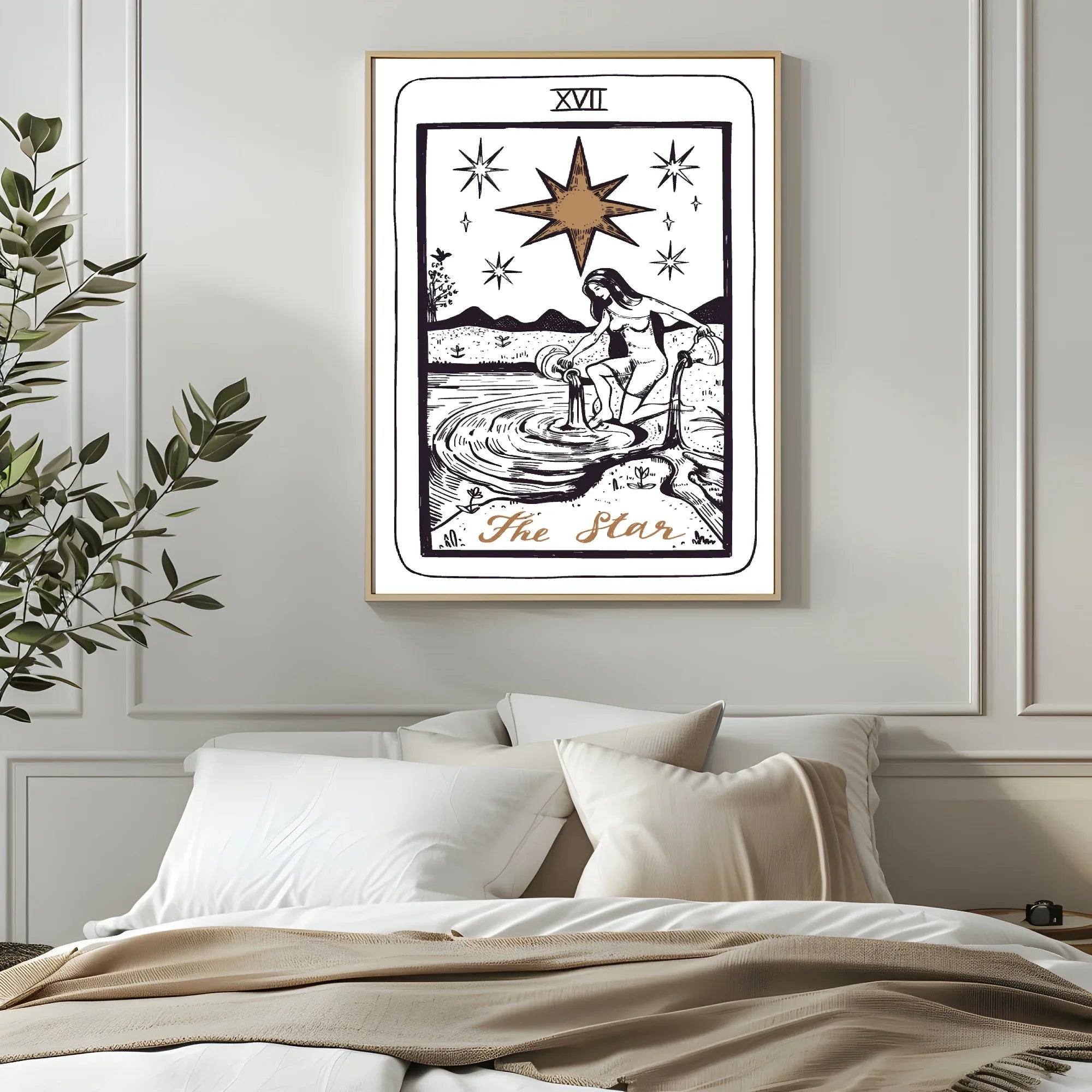 The Star Tarot Card Print | The Major Arcana | Celestial Wall Art - Larosier Prints