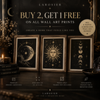 Larosier Prints buy 2 get 1 free wall art promotion