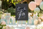 Gothic Cards & Gifts Baby Shower Party Sign - Larosier Prints