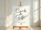 Bows Cards & Gifts Baby Shower Party Sign - Larosier Prints