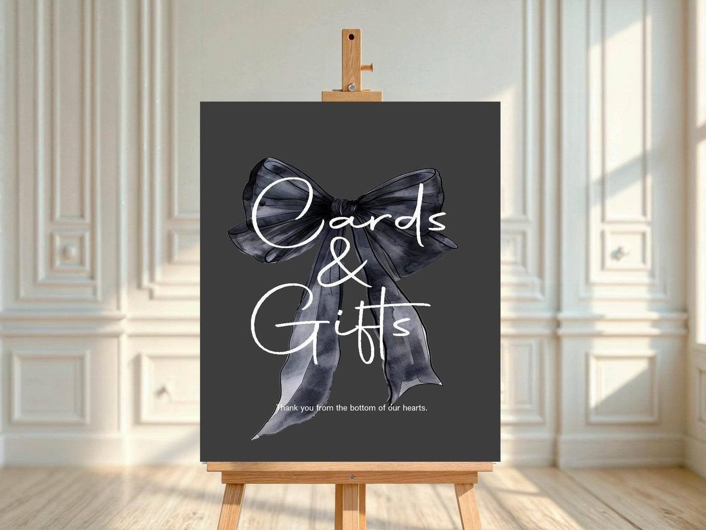 Gothic Cards & Gifts Baby Shower Party Sign