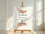 Boho Favours Wedding Party Sign - Larosier Prints