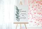 Eucalyptus Favours Wedding Party Sign - Larosier Prints