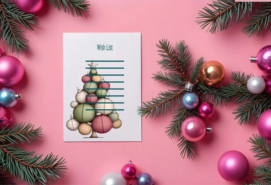 Christmas Tree Letter to Santa Kit inc Personalised Forever Print - Larosier Prints