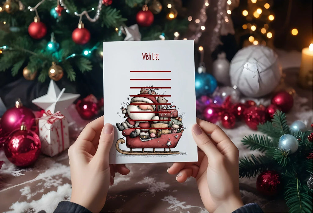 Christmas Santa Letter to Santa Kit inc Personalised Forever Print - Larosier Prints