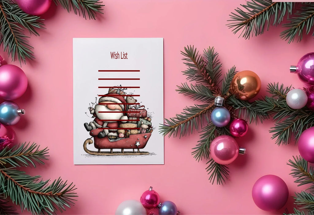 Christmas Santa Letter to Santa Kit inc Personalised Forever Print - Larosier Prints