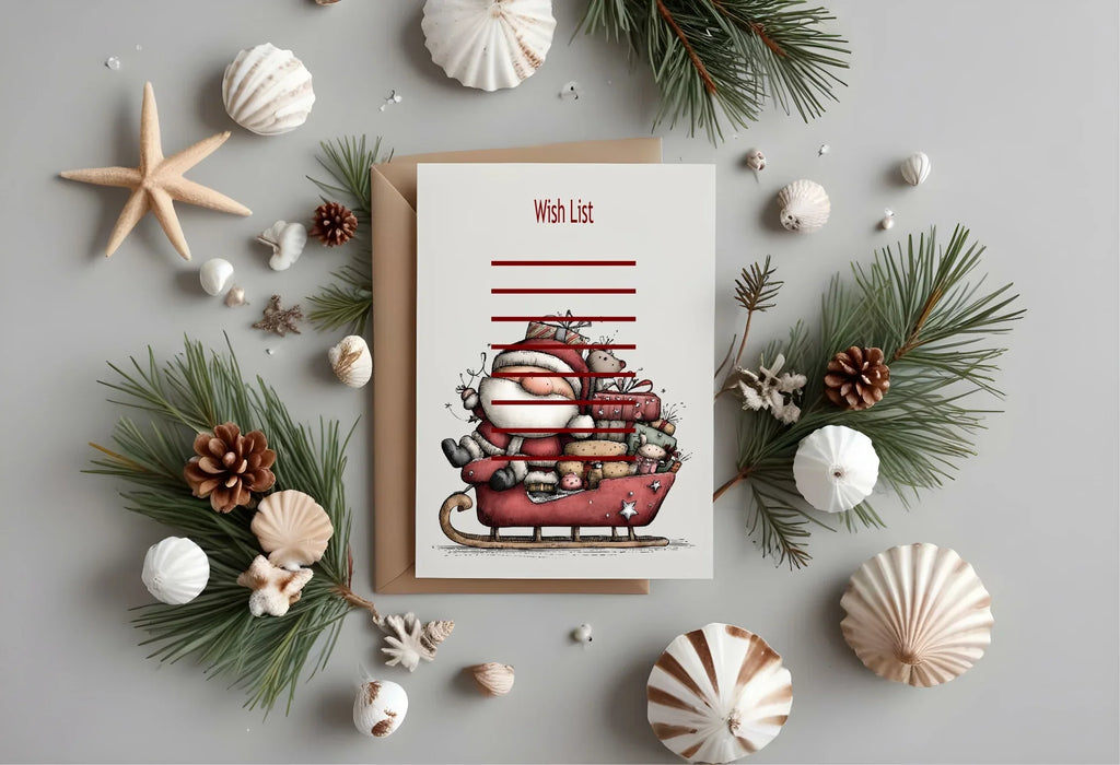 Christmas Santa Letter to Santa Kit inc Personalised Forever Print - Larosier Prints